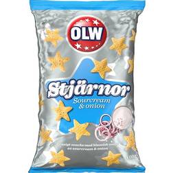 Olw Stars Sourcream & Onion 100g