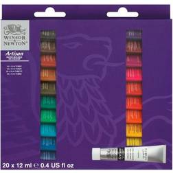 Winsor & Newton Artisan vandfortyndbar oilemaling i sæt 20x12 ml