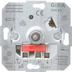 Gira 030900 Dimmer Lysdæmper & Switch Indbygget Metallic (030900)