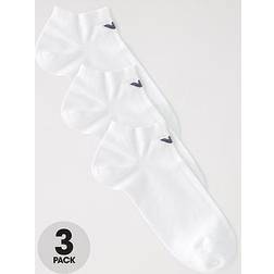 Emporio Armani Bodywear Cotton Trainer Socks (3 Pack)