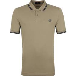 Fred Perry Twin Tipped Polo Shirt - Uniform Green/Black