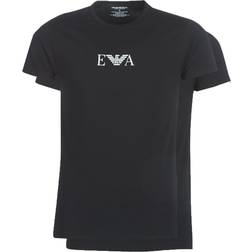 Armani Short Sleeve T-shirt 2-pack - Black