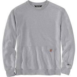 Carhartt Men's Force Relaxed Fit Lightweight Crewneck Sweatshirt - Asphalt Heather