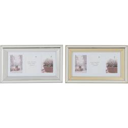 Dkd Home Decor Sølvfarvet Gylden Traditionel (47 x 2 x 29 cm) (2 enheder) Ramme