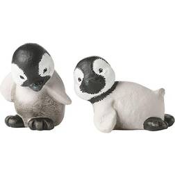 Klarborg Baby Penguins Futte & Gumbi Dekorationsfigur 5cm 2stk