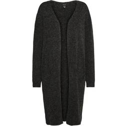 Vero Moda Curve Koksgrå longline-cardigan melange