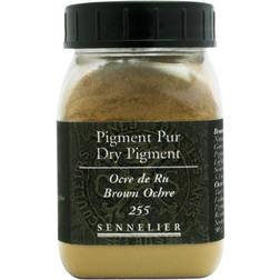 Sennelier Pure Pigments #1) Raw sienna 120g -A 208