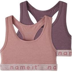 Name It Short Top without Sleeves 2-pack - Nostalgia Rose
