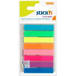 Stick'N Indeksfaner neon farver 8x20stk