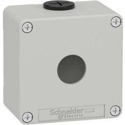 Schneider Electric Harmony Tom Trykknapkasse I Lysegrå Metal Med 1 X ø22 Mm Hul For Trykknap Og 2 X M20 Forskruninger 8