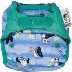 Close Caboo Swaddle Velcro, Blue Puffin