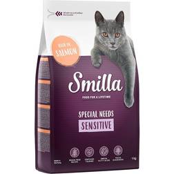 Smilla 5x4kg Adult Sensitive Kornfri Laks kattefoder