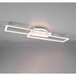 Reality Leuchten Twister LED-loftlampe, drejelig, fjernbet. Loftplafond