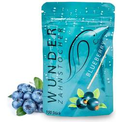 Wunder Tandstikker Med Smag Blueberry Refill