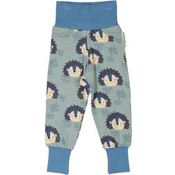 Geggamoja Bamboo Baby Pants - Hedgehog Green