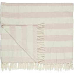 Ib Laursen Hammam håndklæde m/ Viskestykke Pink, Rød (150x100cm)