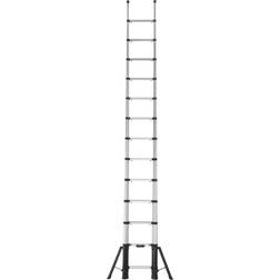Telesteps PRIME LINE lean-to ladder, with folding stabilisers, 80 mm depth, 13