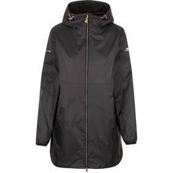 Trespass Women's Waterproof Jacket TP75 Keepdry Black