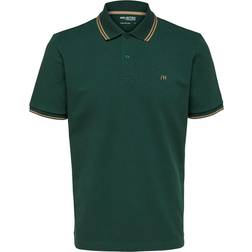 Selected Homme Kortærmet Polo Grøn