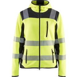 Blåkläder dame strikket softshelljakke, Hi-vis Gul/Sort