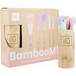 ilū bamboom 5-teiliges make-up-pinsel-set bambusrohr