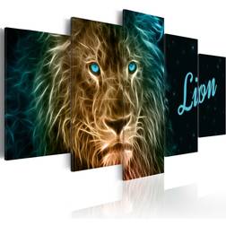 Artgeist Gold lion Billede