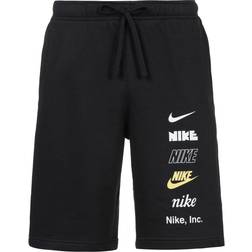 Nike Club Fleece Men's French Terry Shorts - Black
