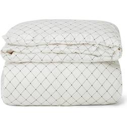 Lexington White/gray Signature Star Sateen Cover Dynebetræk Hvid (220x)