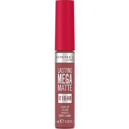 Rimmel Lasting Mega Matte Mat flydende læbestift 16t Skygge Rose & Shine 7,4 ml