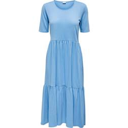 Jacqueline de Yong Dalila Frosty Dress - Della Robbia Blue