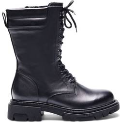 Zizzi Leather Boot - Black