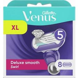 Gillette venus deluxe smooth swirl rasierklingen 8er-pack Lila