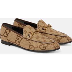 Gucci Gg Fabric Horsebit Loafers