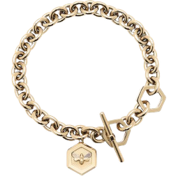 Olivia Burton Bee & Honeycomb T-Bar Bracelet - Gold
