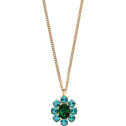 Dyrberg/Kern Claudia Necklaces - Gold/Emerald/Turquoise