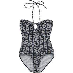 Gant G Patterned Swimsuit - Evening Blue