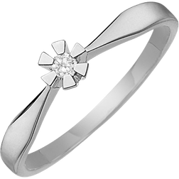 Aagaard Eternity 6 Grab Finger Ring - White Gold/Diamond