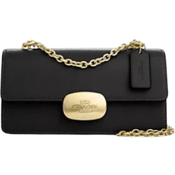 Coach Eliza Flap Crossbody Bag - Gold/Black