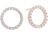 Sif Jakobs Biella Uno Earrings - Rose Gold/White • Pris »
