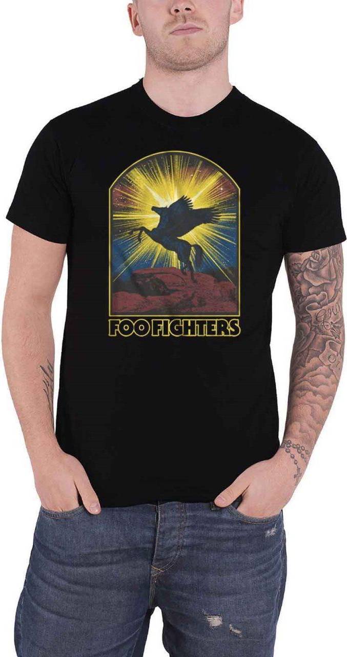 Foo Fighters Pegasus Unisex T Shirt • Se Priser Nu 9543