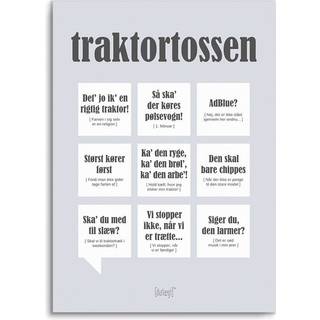 Dialægt Traktortossen 50x70cm Plakater • Se priser (2 butikker) »