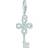 Thomas Sabo Infinity Key Charm Pendant - Silver/White