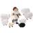 Goki Flexible Puppets Shepherd with Sheep SO201