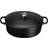 Le Creuset Satin Black Signature Cast Iron Oval med låg 27cm