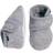 Melton Wool Soft Shoe w. Velcro - Light Grey