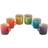 Le Creuset Rainbow Krus 35cl 6stk