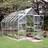 Halls Greenhouses Magnum 128 9.9m² 3mm Aluminium Glas, Hærdet glas