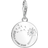 Thomas Sabo Charm Club Dandelion Wishes Come True Charm Pendant - Silver/White