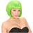 Widmann Valentina Neon Wig Green