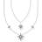 Thomas Sabo Cosmic Stars Double Necklace - Silver/Transparent
